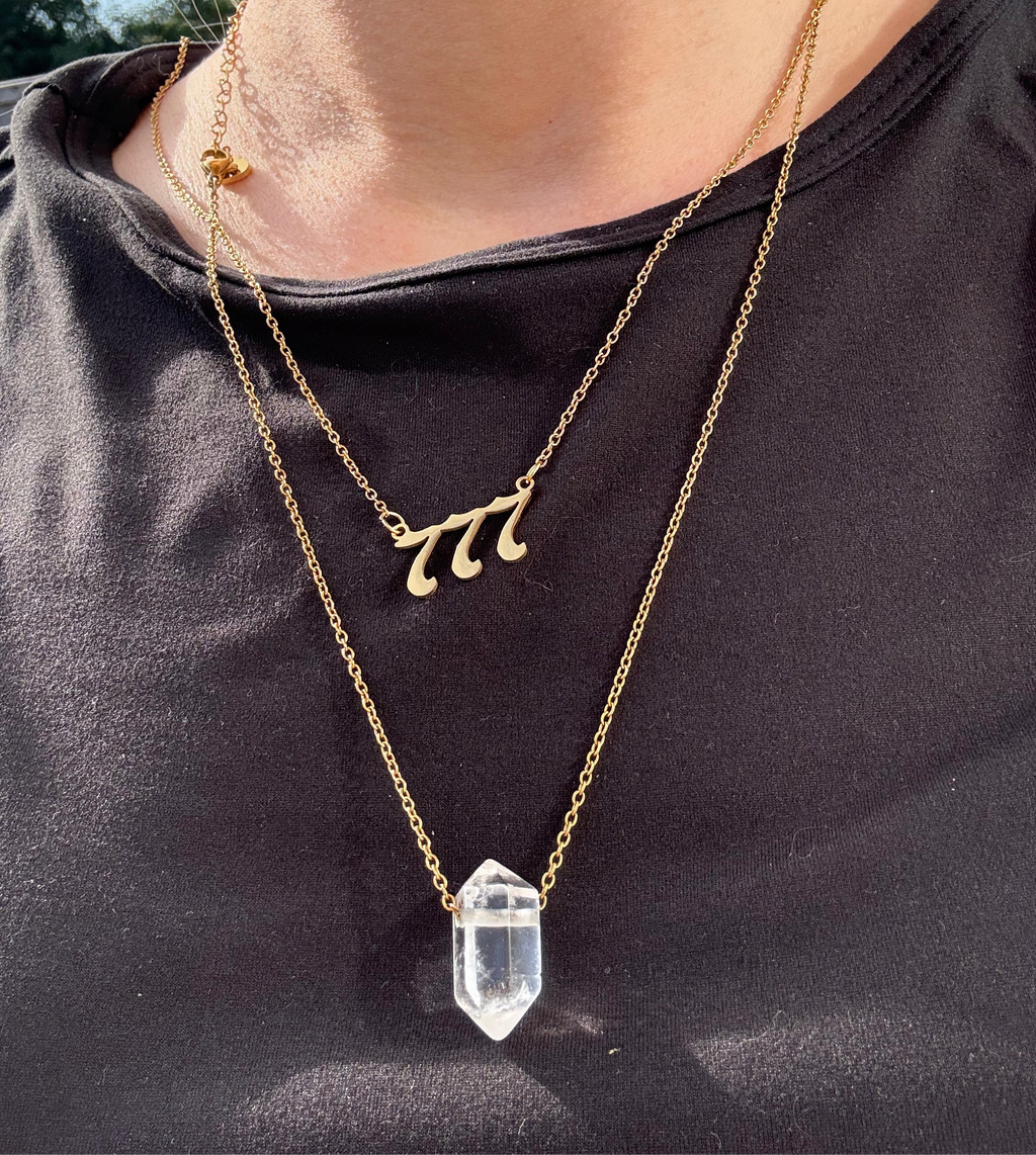 Angel number necklaces / stainless steel / water resistant / tarnish resistant  111, 222, 333, 444, 555, 666, 777, 888 , 999