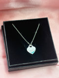 Tiff inspired necklace oil drip / stainless steel / tarnish resistant 16”18”